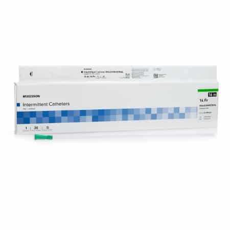 McKesson Straight Tip Uncoated PVC Male Catheter